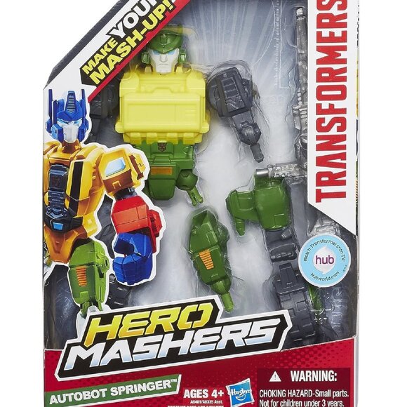 Transformers Hero Mashers SPRINGER w *BOX DAMAGE* - Picture 1 of 10